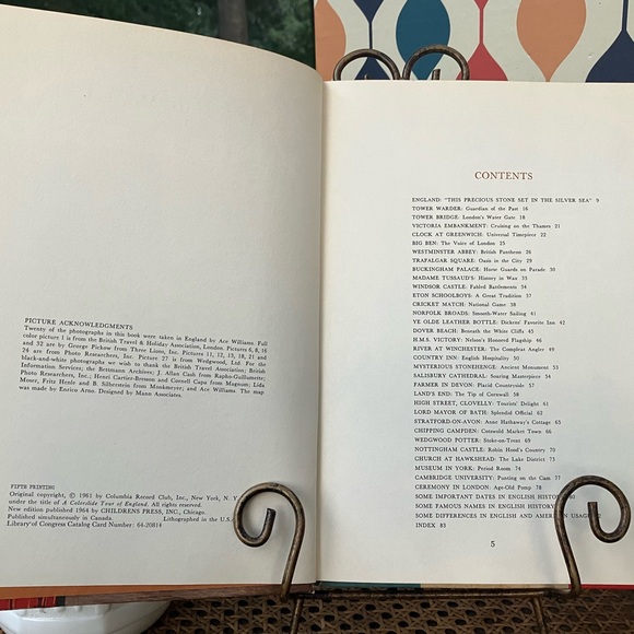 1964 Let's Travel in England A Travel Press Book Fifth Printing - Picture 4 of 11